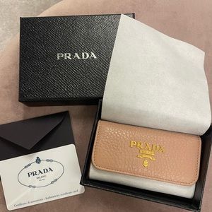 Brand New Prada Key Chain Wallet